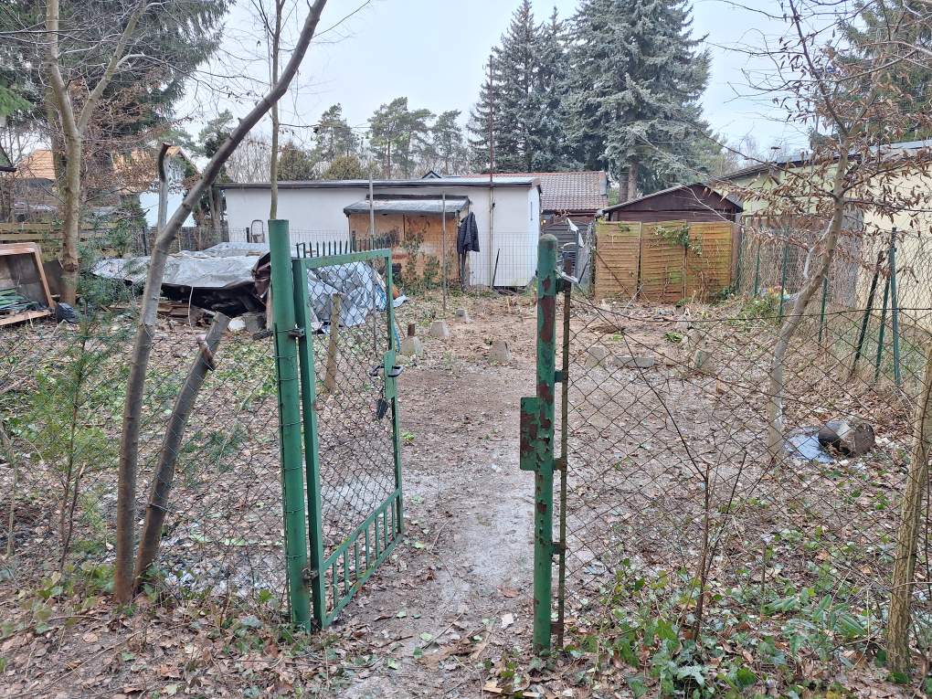 Działka po uprzątnięciu